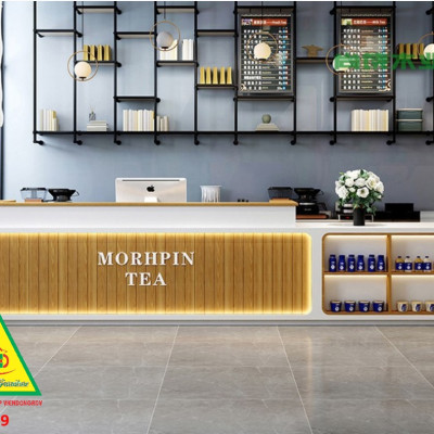 Quầy tiếp tân, Quầy thu ngân, bàn thu ngân QTT439 - NỘI THẤT LẮP RÁP VIENDONGADV