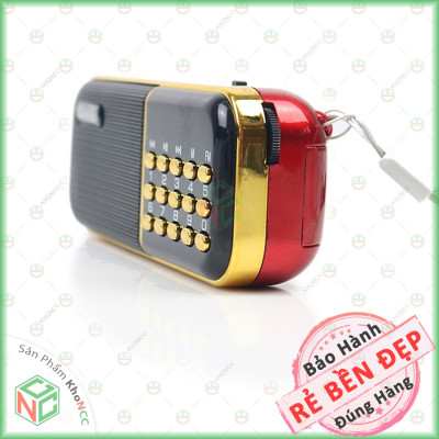 (Chữa Lành) Loa Máy Nghe Pháp KhoNCC Hàng Chính Hãng - Âm Nhạc Trong Tầm Tay - Kinh Phật, Thánh Ca, Bài Giảng, Có Thể Dùng Thẻ Nhớ, USB, Đài FM - KLM-LPCR25A