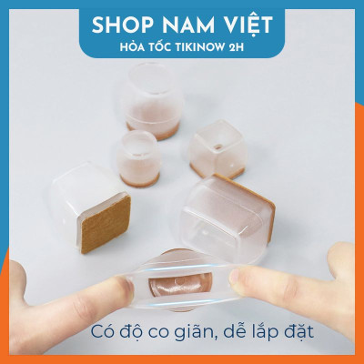 Bọc Chân Bàn Ghế Silicon Chống Trơn Trượt, Chống Ồn