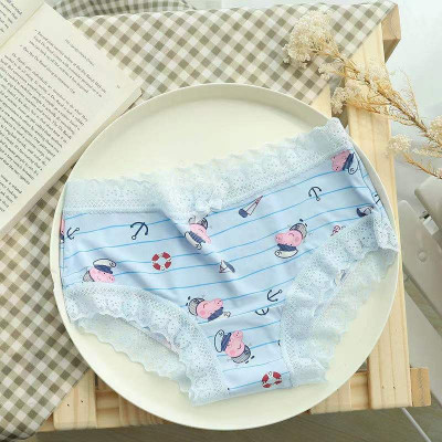 COMBO 5 QUẦN LÓT NỮ THUN LẠNH VIỀN REN HỌA TIẾT XINH XẮN 1735