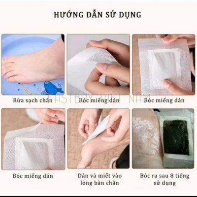 HỘP 50 MIẾNG DÁN THẢI ĐỘC CHÂN BẮC KINH CAO CẤP CHO MỌI GIA ĐÌNH
