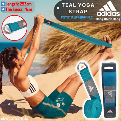 Dây Đai Tập Yoga ADIDAS ADYG-20200TL-NL Active Teal Yoga Strap (1 Sợi) - Dụng cụ tập Yoga