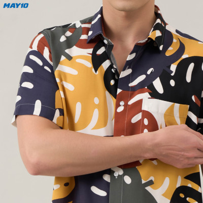 Áo sơ mi nam cộc tay May 10 form RegularFit 010124002 6