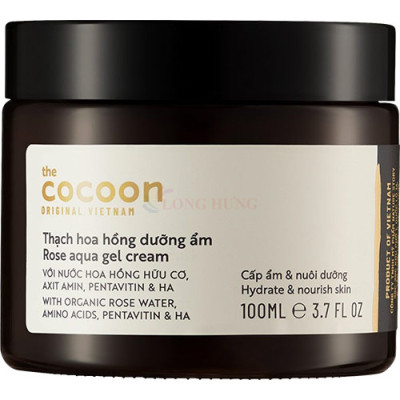 Thạch hoa hồng dưỡng ẩm Cocoon giúp cấp ẩm và nuôi dưỡng da (30ml/100ml) - Hàng chính hãng
