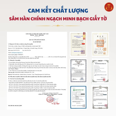 Kẹo hồng sâm Hàn Quốc 120g Daedong