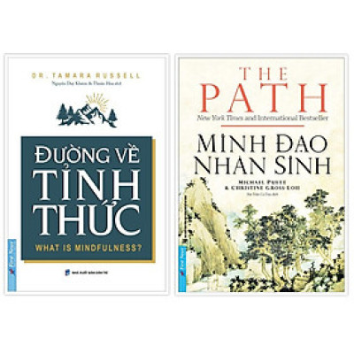 Sách - Combo Đường về tỉnh thức + Minh đạo nhân sinh - FirstNews
