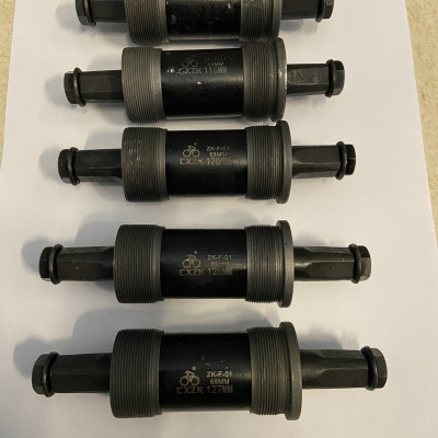 Trục giữa xe đạp Vòng Bi Bạc Đạn Cao Cấp kích cỡ 113mm 118mm 120mm 126mm 127mm