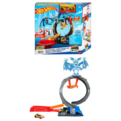 Đồ Chơi Mô Hình City Trạm Lốp Xe Dơi Siêu Đẳng HOT WHEELS HTN78/HDR29
