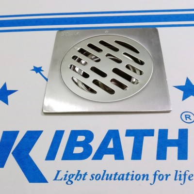 Phễu Thoát Sàn Kibath Chống Mùi Hôi Và Côn Trùng Inox304, KB-513