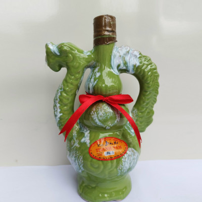 Đặc Sản Bình Định - Rượu Bàu Đá Thành Tâm Rồng Nhỏ (Màu xanh ngọc) 350ml  - OCOP 3 Sao