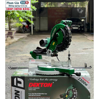 Máy cắt nhôm TRƯỢT  DEKTON 305mm chạy dây CUROA công suất 2300W