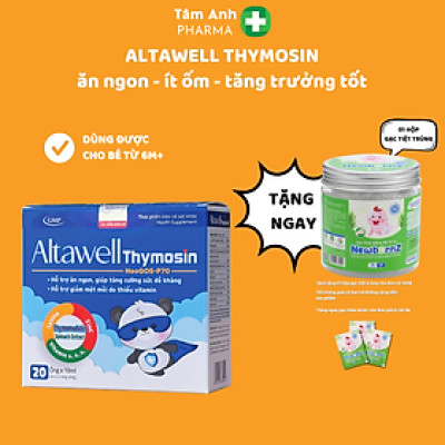 Altawell Thymosin hỗ trợ bé ăn ngon, tăng chiều cao cân nặng, tăng đề kháng, giảm ốm vặt