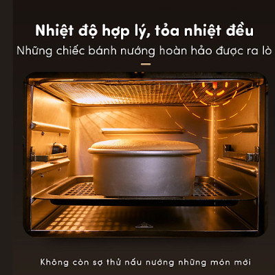 Lò Nướng Điện Kiêm Hấp Đa Năng BEAR DKX-C20R5 Dung Tích 18 Lít Công Suất 1200 W - Hàng Chính Hãng