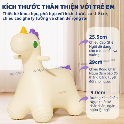 Thú nhún cho bé loại to bơm hơi Mideer Sensory Training Joy Bounce Jumper Pony