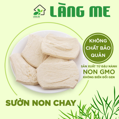Sườn Chay Loại Ngon ( 1 Kg và 5 Kg ) , Thực Phẩm Chay Thành Phần Tự Nhiên Không Chất Bảo Quản Không Biến Đổi Gen Sườn Non Chay Làng Me