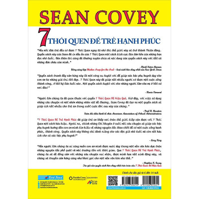 Sách - 7 Thói Quen Để Trẻ Hạnh Phúc - Song Ngữ