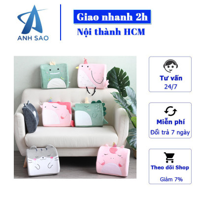 Gối tựa lưng văn phòng cao su non A kích thước 34 x 34 cm x 6/10cm