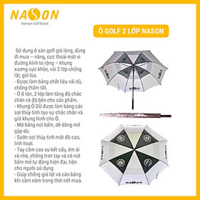 Ô DÙ CHƠI GOLF 2 LỚP | NASON