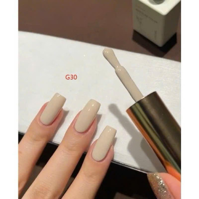 Sơn Gel Màu Ghi Sữa 15ml XEIJAYI Số 30 Làm Nail, Đậm Đặc Sánh Mịn, Bền Màu, Popular Color Tông Màu Nâu Nhạt Sữa Nhẹ Làm Móng Hàn Quốc Nữ