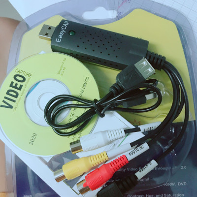 EASYCAP Chuyển từ USB ra AV - Svideo, Lưu hình từ Camera- HÀNG NHẬP KHẨU