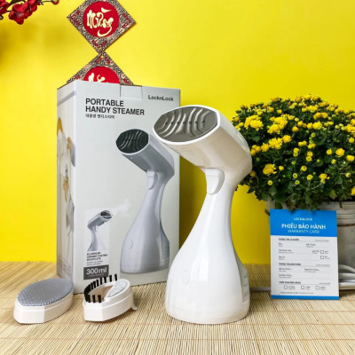 Bàn là hơi nước cầm tay Lock&lock Handy Steamer ENI222WHT (Model New) - Hàng chính hãng