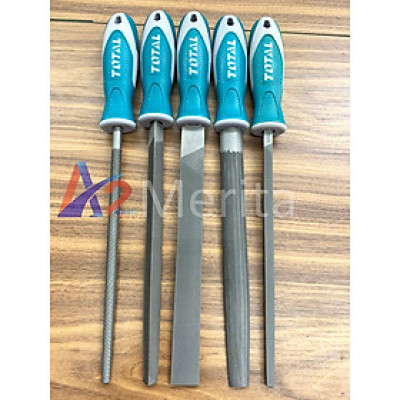 Combo 5 giũa sắt 8"/200mm Total