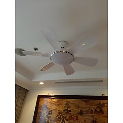 QUẠT TRẦN ĐÈN 6 CÁNH,TẶNG KÈM ĐIỀU KHIỂN TỪ XA,LED 3 CHẾ ĐỘ ÁNH SÁNG,ĐỘNG CƠ DC SIÊU TIẾT KIỆM ĐIỆN