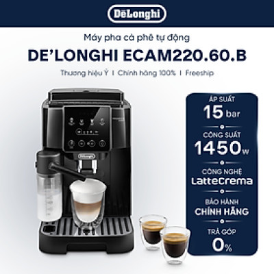 Máy pha cà phê tự động DeLonghi Magnifica Start ECAM220.60.B - Hàng Chính Hãng