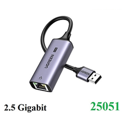 Cáp chuyển đổi USB-A 3.0 sang RJ45 2.5 Gigabit Ugreen 25051 - Hàng chính hãng