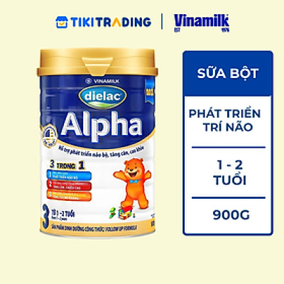 Sữa Bột Vinamilk Dielac Alpha 3 - Hộp Thiếc 900g
