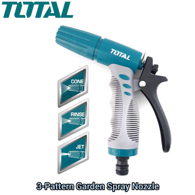 Đầu phun nước máy xịt rửa 3/4" chuyên dụng TOTAL THWS010301 - Rửa xe, tưới cây, nhiều chế độ rửa tiện lợi, bền bỉ, tay cằm chắc chắn