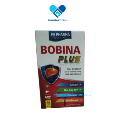 Viên uống bổ gan Bobina Plus PV Chai 60 viên