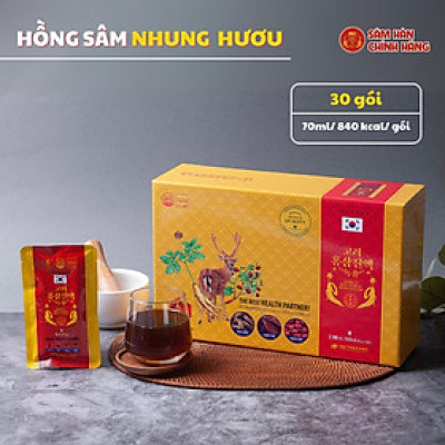 Hồng Sâm Nhung Hươu (70ml x 30 gói) – Daedong