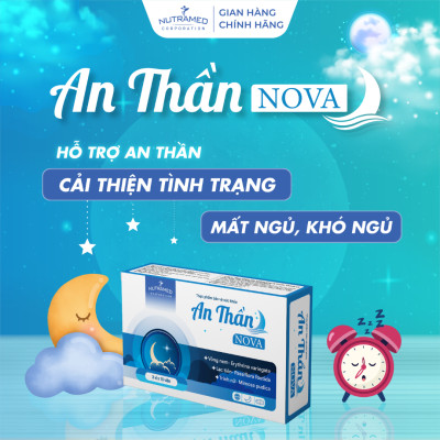 Viên uống An Thần No va hỗ trợ an thần, ngủ ngon, giảm căng thẳng (30 viên) - Nutramed
