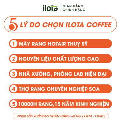 Cà Phê Nguyên Hạt Pha Máy ILOTA 1 ESPRESSO 