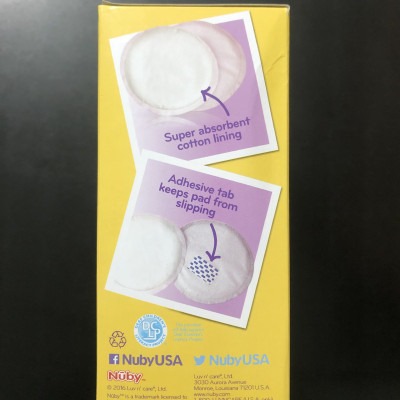 [ 4792-Nuby ] Miếng lót thấm sữa dùng một lần - hộp 24 miếng