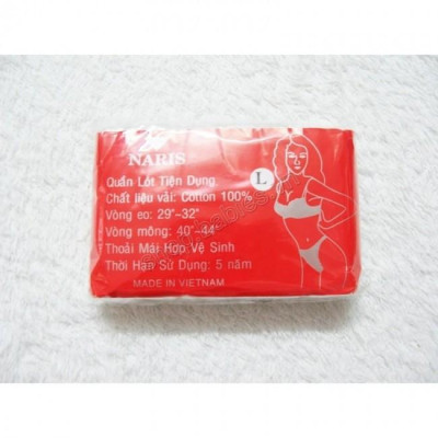 SET 5 Gói Quần Lót Cotton NARIS Dùng 1 Lần Mềm Mại, Thoáng, Tiện Lợi Cho Mẹ Sau Sinh / Phụ Nữ - Hàng Đẹp