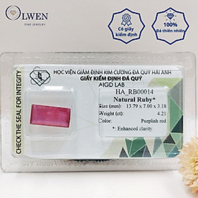 Viên đá Ruby thiên nhiên_HA-RB00014