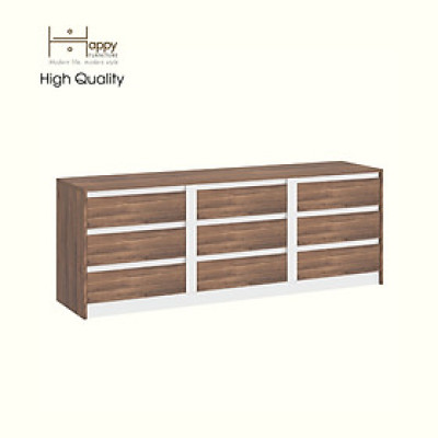 HAPPY FURNITURE , Tủ lưu trữ 9 ngăn kéo   , THK_338 , 181cm x 45cm x 66cm DxRxC
