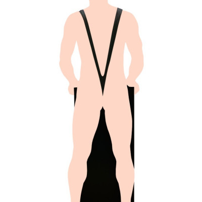 Quần lót nam hình chữ V Jumpsuit nam gợi cảm