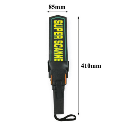(Kèm Pin 9v) Máy Dò Kim Loại An Ninh Cầm Tay Super Scanner MD3003B1 - Hàng Nhập Khẩu