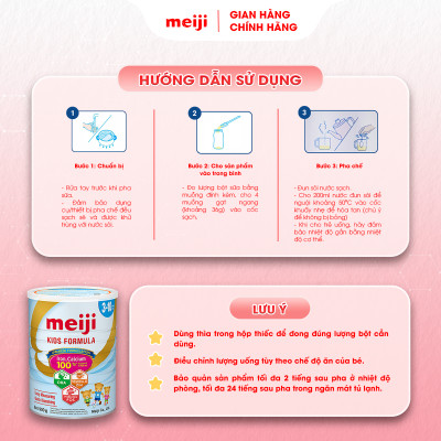 Thực phẩm bổ sung Meiji Kids Formula - Nhập khẩu chính hãng (900g)