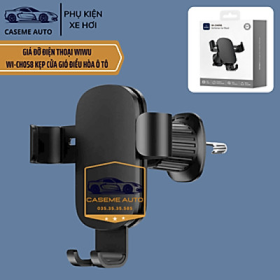 Giá Đỡ Điện Thoại Ô Tô Hiệu Wi Wu Gentleman Wi-CH058 – Chống Trượt, Chắc Chắn, Lắp Đặt Nhanh - Hàng Chính Hãng