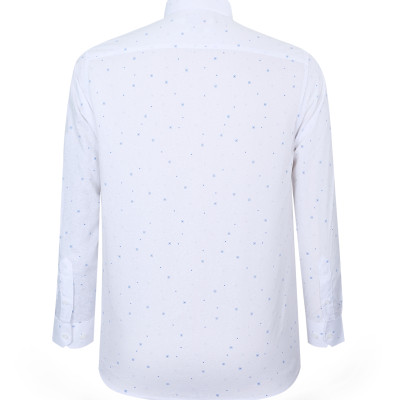 Áo sơ mi nam tay dài form suông Khatoco A1MD538T1-CNIN480-2603-D 