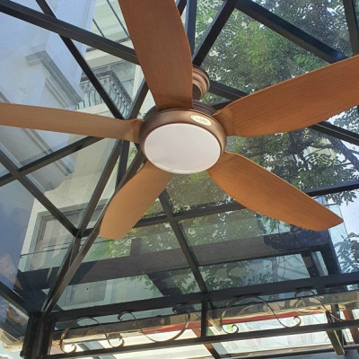 Quạt Trần Có Đèn LED,6 Cấp  Độ Gió, 3 Chế Độ Đèn LED