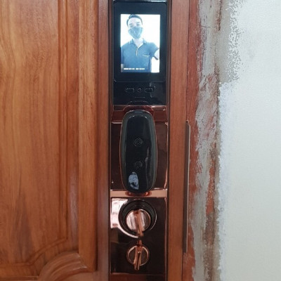 Khóa thông minh tự động màn hình chuông DEMAX SL866 AC