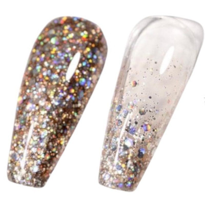 Sơn Gel Nhũ Kim Tuyến Vàng Bạc XEIJAYI Siêu Sáng Làm Nail, Hạt Nhũ Loại 1 Bắt Sáng Lấp Lánh 15ml, Chất Sơn Đậm Đặc Cho Móng Lộng Lẫy Nữ Women