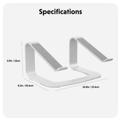 Giá Đỡ Công Thái Học HyperSpace Ergonomic Laptop Stand – HS1110WHGL - Hàng chính hãng