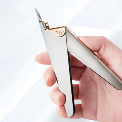 Kìm Cắt Móng Giả Inox Cao Cấp Tem Đen TIN PRO Làm Nail, Kềm Bấm Móng Tay, Móng Típ Giả Loại To 13cm Lưỡi Sắc Bén Siêu Khỏe Cầm Chắc Tay