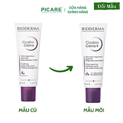 Kem Dưỡng Phục Hồi Da Tổn Thương Bioderma Cicabio Crème - 40ml
